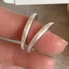 Silver Rings for Women Couple Minimalist Narrow Sparckling Star Jewelry Birthday Gift Prevent Allergy - Image 2