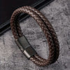 Leather Bracelets Men Stainless Steel Braided Rope Bracelets For Male Bracelets Jewelry - Image 7