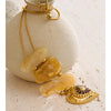 Exclusive Resin Imitation Stone Rectangle Heart Pendant Necklace Stainless Steel Statement Jewelry - Image 2