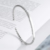 Punk Simple Silver Color Twisted Mobius Cuff Bangles Infinite Loop Bracelet Men\'s Casual Party Jewelry Gift - Image 34