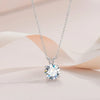 1 2 3 Necklace For Women Silver Plated Diamond Engagement Wedding Necklace Jewelry - Image 4