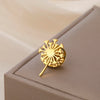Dandelion Flower Brooch Stainless Steel Pins Brooch for Women Suit Collar Badges Jewelry Gift - Image 1