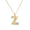 Gold/Silver Color Mixed 26 Letters Pendant Necklaces For Women Men Shiny CZ Zircon Inlay Party Jewelry Gift - Image 29