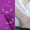 Silver Color Stamp Anklets For Women Foot Leg Chain Link Bracelet Double Layers Beach Accessories Jewelry - Image 17