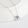 Romantic Bella V Pendant Necklace for Women Wedding Friends Christmas Crystals from Austria Silver Gold Color Jewelry - Image 3