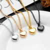 Delicate Heart Memorial Urn Pendant Stainless Steel Cremation Jewelry for Human Ashes, Eternal Keepsake Necklace for Loved One - Image 1