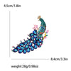 Fully Rhinestone Peacock Bird Brooch and Elegant Coat Pin Jewelry Accessories and Gifts - Image 14