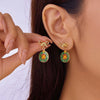 Christmas Tree Zircon Star Silver Color Stud Earrings For Women Santa Claus Asymmetrical Earrings Jewelry Xmas Gift - Image 7