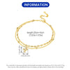Silver Shining Double-layer Cross Ankle Chain Women Lady Ankle Bracelet Prom Foot Party Jewelry Gifts - Image 6