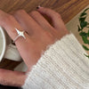 Silver Rings for Women Men Couple Minimalist Handmade Simple Star Ring Party Jewelry Gift Prevent Allergy - Image 5