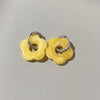 Multicolor Transparent Acrylic Resin Marbling Flower Drop Earrings for Women Gold Color Ear Buckle Jewelry - Image 14