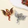 Flying Dragon Brooches Pins Woman Man Enamel Lapel PinGoth Brooch Punk Dragon Coat Backpack Badge Gothic Jewelry Gifts - Image 2