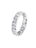 Silver Simplicity Classic Zircon Oval Ring For Women Engagement Wedding Jewelry - Image 5