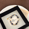 Bohemia Style Lapis Lazuli Stone Freshwater Pearl Gold Female Pendant Necklace Jewelry Women Gifts - Image 6