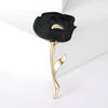 Resin Rose Flower Brooch with Pin Back in Multiple Colors - Image 15