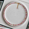 Pink Crystal Freshwater Pearl Gold Female Jewelry Set For Women Necklace Bracelet Gifts - Image 5
