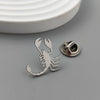 Unique gold-plated stainless steel brooch: cool scorpion design, lapel pin - Image 2
