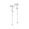 Zircon Tassel Chain Dangle Earrings for Women Gold Color Pierced Ear Stud Earrings Jewelry Accessories - Image 20