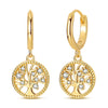 Small Hoop Earrings with Butterfly and Heart Motifs - Image 24
