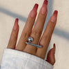 Creative Irregular Geometric Ball Open Ring for Women Men Punk Gold Color Line Adjustable Couple Finger Ring Jewelry Accessories - Image 2
