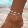 Gold Plated Ankle Bracelets for Women, Stainless Steel Cuban Link Chain Layered Anklet Set for Teen Girls Jewelry - Image 4