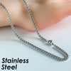 10 Pieces Wheat Necklace Gold Color Stainless Steel Wheat Chain Necklace for Men or Women Jewelry - Image 5