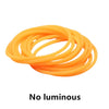 10pcs Black Silicone Bracelets Punk Rock Rubber Band Hip Hop Wristbands Elastic Hairbands Ponytail Scrunchie Bangle Accessories - Image 14