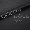 1Pc Titanium Nose Hoop Daith Earring Conch Helix Septum Piercing Clicker Segment Helix Rook Ear Piercings Women Body Jewelry 16G - Image 42