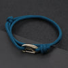 Simple Style Double Layered Marine String Bracelet For Men Women Sliding Adjustable 3mm Thin Rope Nautical Braclet Pulseria - Image 6