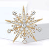 Christmas Rhinestone Snowflake Brooch for Women Pearl Ice Crystal Pins Event Party Year Gifts Decoration Clothes Accessories - Image 6
