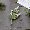 Green Botanical Brooch Pin with Leaf and Flower Designs - Image 39
