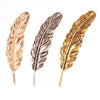 Large Leaf Brooch Feather Pin Men Overcoat Accessories Brooches for Women Jewelry - Image 6