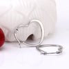316L Stainless Steel Heart Shape Earrings Sweety Hoop Earring Gold/Silver Color for Women Jewelry Accessories - Image 5
