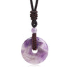 Stone Amethyst Tiger's Eye Necklace Pendant Men's and Women's Necklace Peace Knot Chinese Knot Necklace Gift - Image 18