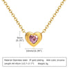 Women's Dainty Locket Heart Pendant Necklaces, Openable Shell Pendants, Gold Color Stainless Steel Shell Photo Frame Necklace - Image 10