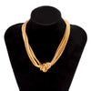 Exaggerated Chunky Twisted Snake Chain Necklace Women Sexy Vintage Clavicle Choker Grunge Neck Jewely Steampunk - Image 4
