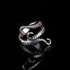 Vintage Silver Plated Irregular Rings for Men Domineering Cracked Hammered Opening Ring Adjustable Jewelry Male Gift - Image 7