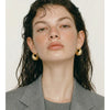 Personality Stainless Steel Chunky Hoop Earrings for Women Gold Pvd Plated Geometric Daily Casual Jewelry - Image 2