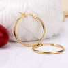 Punk Golden Plated Stainless Steel Reticulate Rhombus Hoops Earrings For Women Anti-Allergic Temperament Jewelry - Image 24