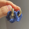 Colorful Flower Resin Acrylic Charms Earring Gold Color Circle Ear Buckle Hoop Earrings for Women Cute Gift Jewelry - Image 9