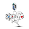Silver Charm Christmas Santa Claus Reindeer Snowman Winter Bead Pendant Fit Bracelet Bangle Jewelry - Image 34
