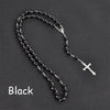 Vintage Cross Necklace Rosary Beads Chain Jesus Crucifix Virgin Mary Pendant Chain Jewelry Necklace - Image 11