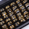 10pcs/lot Simple Stainless Steel Ring For Men Women Beautiful Punk Jewelry Vintage Birthday Party Gifts - Image 39