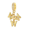 Charm Bead Pendent Silver Gold Series Butterfly Firefly Earth Airplane Charm Fit Bracelet Bangle Woman Jewelry Gift - Image 26