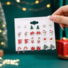 12/20 Pair Christmas Earring Set For Women Shiny Crystal Zircon Snowflake Elk Bowknot Elk Xmas Tree Earring Year Gifts - Image 16
