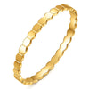 Stainless Steel Bamboo Cuff Bracelets Bangles for Woman Gold Color Wedding Female Jewelry Gifts - Image 10