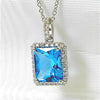 Geometric Cubic Zirconia Pendant Necklace for Women Temperament Female Wedding Neck Accessory Party Jewelry - Image 6