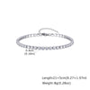Cubic Zirconia Tennis Anklet for Women Stainless Steel Gold Plated CZ Foot Chain Layering Summer No - Image 13
