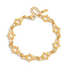Classic Hollowed-Out Five-Pointed Star Bracelet For Women Delicate Gold Plated Stainless Steel Layer Bracelets Gift - Image 8