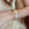 Irregular Geometric Acrylic Cuff Bracelet in Multiple Styles - Image 5